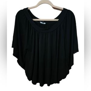 Express Black Top Over Sized as XS but fits up to M due to construction EUC